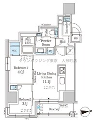 パークアクシス神田レジデンスの物件間取画像